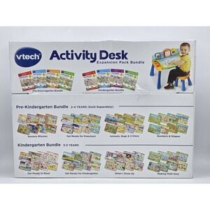 VTech Activity Desk 4-in-1 Pre-Kindergarten Expansion Pack Bundle for Age 2-4